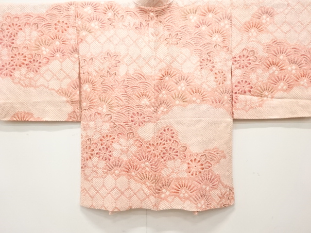 JAPANESE HAORI / UNUSED / ALL SHIBORI / MAPLE LEAVES